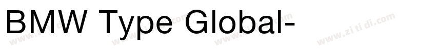 BMW Type Global字体转换